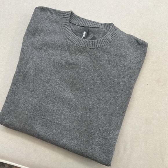 Men’s Vuori Fluent Sweater Grey Size L - Picture 5 of 6